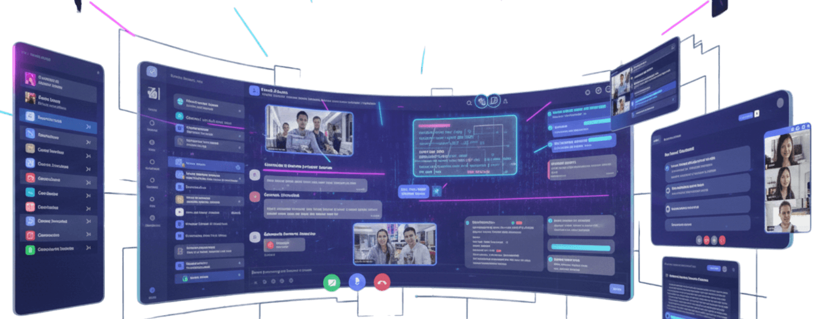 Team collaboration workspace interface